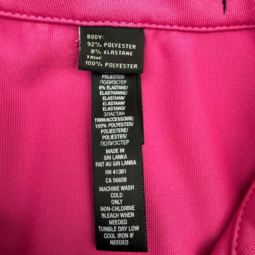 RLX Ralph Lauren Polo Women Medium Pink Golf Activewear Performance Short Sleeve - Picture 7 of 13